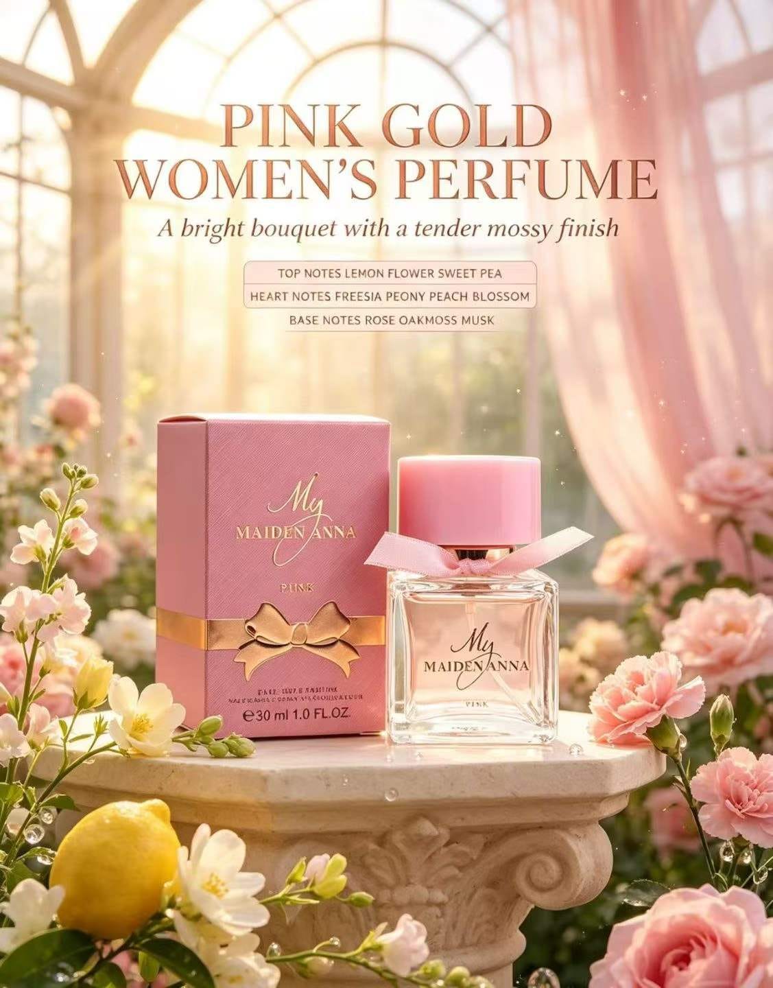 My Maiden Anna Pink Floral Eau de Parfum by Jean Miss