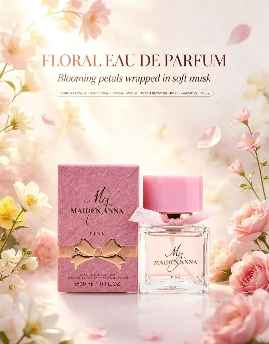 My Maiden Anna Pink Floral Eau de Parfum by Jean Miss